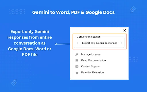 I-download ang AI Chat to Word, PDF – Gemini Export Tool - Screenshot 4