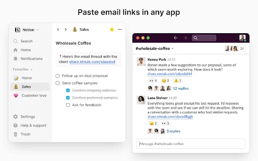 Streak Email Sharing for Gmail – Ibahagi ang Email nang Mabilis - Screenshot 2