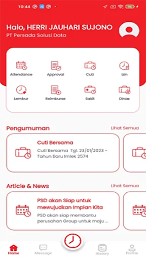 I-download ang Persada HRIS – Pinakamahusay na HR App para sa Empleyado - Screenshot 3