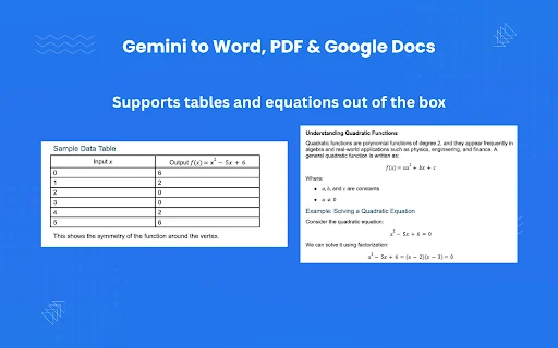 I-download ang AI Chat to Word, PDF – Gemini Export Tool - Screenshot 1