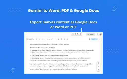 I-download ang AI Chat to Word, PDF – Gemini Export Tool - Screenshot 5