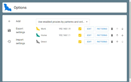 I-download ang Proxyfy: Mabilis at Simpleng Proxy Switcher para sa Chrome - Screenshot 1